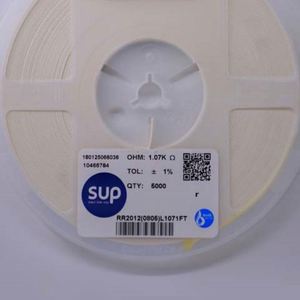 Whole Sale RR2012 0805L1071FT 0805 2012 Resistors Chip Resistors SMD Resistors 1.07Kohm 1% 1/8W Thick Film Resistor - Product Image 1