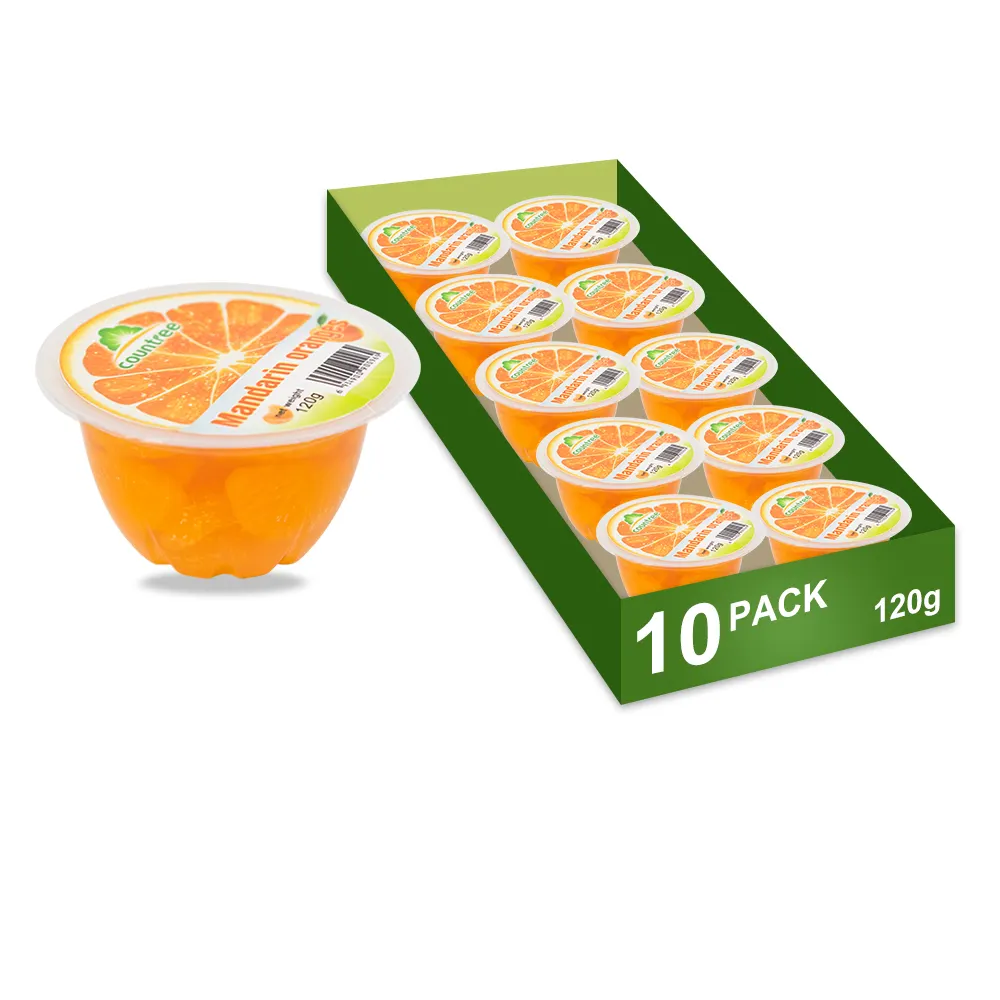 Schnelle Lieferung Express 4 Unzen Dosen Mandarine Verpackung Tasse Obst