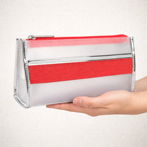 Minimalist Striped EVA <b>Makeup</b> Bag Minimalist Organizer Cosmetic <b>Case</b> Clutch Striped for Bag - Product Image 6