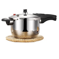 Cuisinière à pression en acier inoxydable 304 de 3 à 15 L, fabricant, économie d'énergie, cuisson sous pression, gaz et induction, qualité alimentaire
