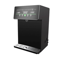 Distributeur d'eau électrique de comptoir à osmose inverse RO, avec raccordement direct eau chaude et froide, fonction autonettoyante pour