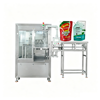 Ligne de remplissage automatique de bouteilles d'eau pure minérale pour animaux de compagnie, machine de remplissage d'eau potable, machine d'emballage de sachets d'eau