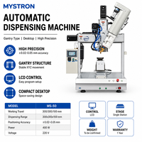 Robot de distribution de bureau Mystron, automatisé, à portique, haute précision XYZ, contrôle LCD, moteur à roulement, 300x300x100mm, 400mm/s