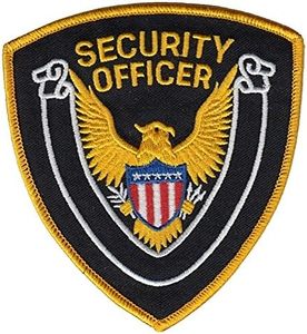 Chất lượng cao Thêu Vai an ninh vá tùy chỉnh Vàng EAGLE các bản vá lỗi cho Cán Bộ bảo vệ đồng phục - Product Image 3
