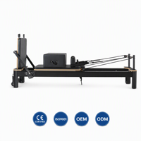 Reformer Pilates en Aluminium Qualité Commerciale pour Studio Fitness, Machine Professionnelle avec Logo Personnalisé Direct Usi