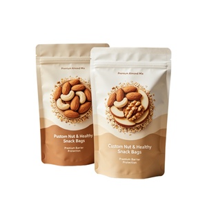 Bolsa Doypack con Cierre Zip de 100g/250g, Impresión Personalizada, a Prueba de Humedad, de Aluminio, para Envasar Nueces y Snacks - Product Image 1