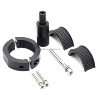 Support universel pour phare antibrouillard de moto, 2 pièces, support d'extension pour phare de moto