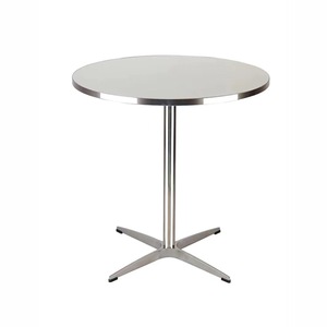 Meubles de restaurant en acier inoxydable pour auberge de jeunesse, bordure argentée, style coréen moderne et simple, petit café, éco-responsable - Product Image 6