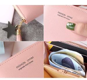 <span class=keywords><strong>Portafoglio</strong></span> <span class=keywords><strong>donna</strong></span> <span class=keywords><strong>Mini</strong></span> Zero con cerniera corta graziosa fodera in cotone antifurto per gli studenti - Product Image 6