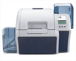 Genie-Doppelseiten-ID-Karten drucker der Zebra zxp 8-Serie mit doppelseitiger Laminierung