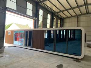 Casetta Prefabbricata Modulare da Campeggio con 2 Camere da Letto, Design Tradizionale, con Scale - Apple Cabin - Product Image 4