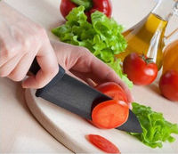Ensemble de couteaux de cuisine en céramique noire personnalisable de 5 pouces du fabricant chinois Prix en acier inoxydable À ne pas manquer