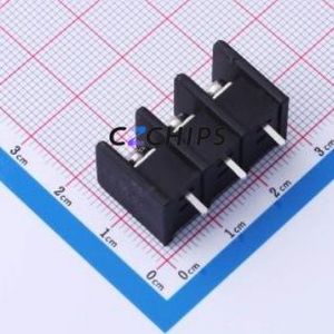 DBT30S-8.25-3P-BK-P Barrier Terminal Block Through hole Component (THT),P=8.25mm Connector 8.25mm 1x3P 3P 1 - Product Image 2