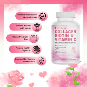 Compresse di Collagene, Biotina e Vitamina C per il Supporto di Pelle, <span class=keywords><strong>Capelli</strong></span> e Unghie |   Integratore Alimentare per la Salute di Donne, Uomini e Adulti - Product Image 6