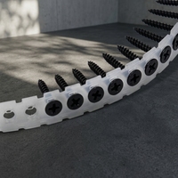 Clou pour cloison sèche, phosphate noir, antirouille, croisé, autoperceur, fixation pour plafond en plaque de plâtre
