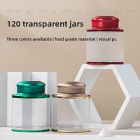 Vente directe usine – Pots cylindriques en PET, boîtes en fer blanc, conteneurs transparents demi-kg pour thé en vrac – Stock disponible en gros
