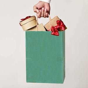 Bolsas de Regalo Pequeñas de Papel Kraft con Asas, Bolsas de Regalo para Cumpleaños, Bodas y Fiestas, Bolsas de Compras para Tiendas Minoristas, Bolsas de Papel para Boutique - Product Image 4