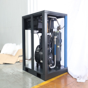 Düşük Enerji Kayıplı Kalıcı Mıknatıslı Değişken Hızlı 15KW 20HP Sabit Yağlamalı Döner Endüstriyel Makine Vidalı Hava Kompresörü - Product Image 6