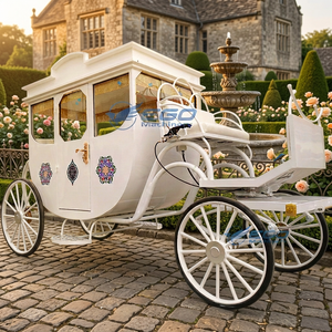 Nouvelle Conception - Carrosse Royal à Chevaux Style Porte Blanche - Haute Qualité, Basse Vitesse, Vintage, Personnalisable, Simple et Tendance - Product Image 2