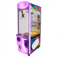 Équipement de jeux vidéo d'intérieur d'une ville, machine à jeux d'arcade, jouet, grue à griffes en 3d, à vendre