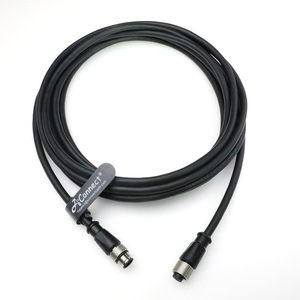 Cable industrial AConnect M12 con código A de 17 pines, macho a hembra, para Cognex In-Sight 3D L4000, Banner ABR 3000, 7000 - Product Image 1
