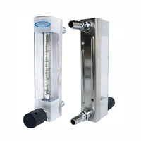 DK800 haute précision montage sur panneau tube de verre rotamètre d'air débitmètre de gaz naturel 25LPH 50LPH