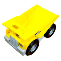 Camion benne en plastique pour enfants TOYBOLA, modèle de véhicule de construction TB-173 avec sac en filet pour le chargement de sable, idéal pour le jeu sur la plage, pour les enfants de 2 à 7 ans