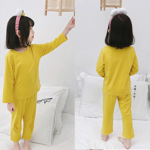 Pyjamas d'été en coton pour filles, vente en gros, personnalisables, pour enfants - Product Image 3