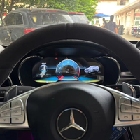 Upgrade LCD Digital Cluster Speedometer Instrument dengan Carplay Meter Otomatis Baru untuk Mercedes Benz C-Class/GLC/W205 2015-2019
