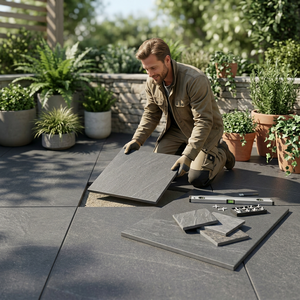 Export Quality R11 600x600mm Porcelain Outdoor Tiles Heavy Duty Granite Look for Pool and Garden outdoor <b>floor</b> tiles - Product Image 1
