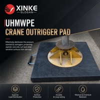 Plaques flottantes stabilisatrices pour grue en UHMWPE, motif personnalisé, haute résistance, fabricant chinois, usine certifiée ISO, fourniture directe