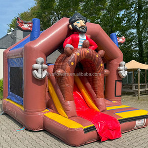 <span class=keywords><strong>Castillo</strong></span> Inflable Comercial <span class=keywords><strong>Pequeño</strong></span> con Tobogán, Zona de Juegos Pirata, Compra un <span class=keywords><strong>Castillo</strong></span> Inflable para Niños - Product Image 3