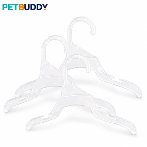 Cintre transparent en PP pour animaux de compagnie, cintre brillant en plastique, support multifonctionnel pour vêtements, idéal pour armoire et supermarché - Product Image 1