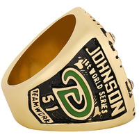 Personalisierter Klassischer Meisterschaftsring Roségold-Plattiert Legierung Herren Kristall Strass Tier-Design