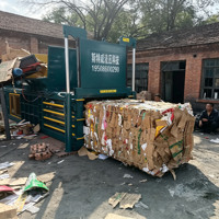Presse à balles hydraulique horizontale pour le recyclage des déchets, compacteur de métal et de plastique à prix avantageux