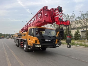 중고 SANY STC250 모바일 크레인 5단 텔레스코픽 붐 <span class=keywords><strong>25</strong></span>톤 리프팅 용량 트럭 크레인 - Product Image 1