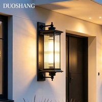 Meilleur prix du fabricant, lampe solaire murale LED, IP65, étanche, garantie de 2 ans, simplicité moderne, base en aluminium, lampe murale extérieure