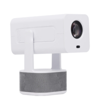 Projecteur Junuo J360KTV Android 14 LED 350 ANSI Lumens 4K avec haut-parleur puissant, projecteur vidéo portable pour l'éducation des enfants