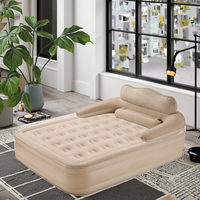 Matelas pneumatique pliable en PVC à gonflage automatique pour le camping, la maison, l'école, l'hôpital, la chambre et les invités