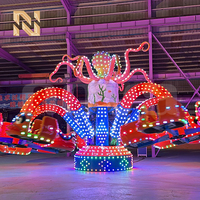 Manège de fête foraine Nova Rides Octopus, équipement de manège rotatif BO-A Big Octopus pour les fêtes foraines universelles