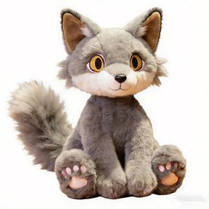 ตุ๊กตาแมวคุณภาพสูง MOQ ต่ำ ยอดขายดี รับผลิตแบบ OEM/ODM  ตุ๊กตาสัตว์น่ารัก บรรจุใยฝ้าย PP - Product Image 1