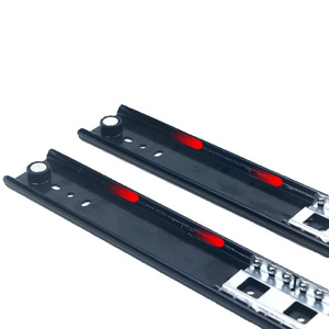<b>Drawer</b> <b>Slides</b> 36 In 1.8mm Cold Rolled Steel Heavy Duty Load 100 200 Kg Concealed Telescopic Track For Bedroom - Product Image 1