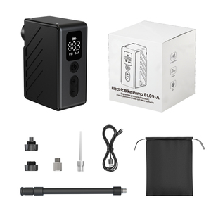 Pompe à air rechargeable pour vélo NEWO BL09-A compatible avec les valves Presta et Schrader pour répondre aux besoins du marché mondial. - Product Image 5