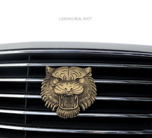 Emblema Metálico para Parrilla de Coche con Diseño de Tigre, Emblema de Cabeza de Tigre para Vehículos Todoterreno, Emblema Personalizado para Parrilla de Coche Modificado - Product Image 2