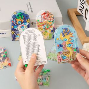 Laberinto de Pinball de Plástico para Estudiantes, Mini Juguete de Bolsillo con Diseño de Dibujos Animados, Disco de Expulsión, Regalo de Recompensa para Bebés y Niños Pequeños - Product Image 4