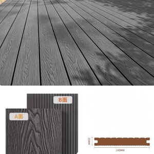Pavimentazione in Composito Legno-Plastica per Esterni, Anticorrosione, Impermeabile, Senza Giunture, Tavole WPC Coestruse - Product Image 2