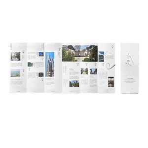 定制促销廉价铜版纸/胶印纸/特种纸数码印刷宣传册折叠传单和小册子印刷 - Product Image 1