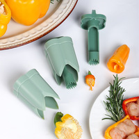 ABS Plastic Multifunctionele Peperontpitter Snelle Ontpitser Handmatige Huishoudelijke Keukenhulp Fruit Groente Zaadverwijderaar