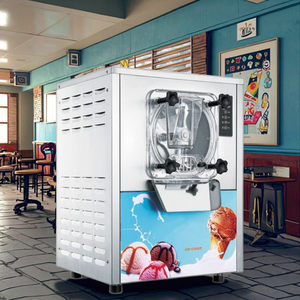 Горячая распродажа, Настольная маленькая машина для мороженого с твердым мороженым, 16-20 л/ч, автоматическая машина для мороженого с фруктами и молоком, для магазина десертов - Product Image 5