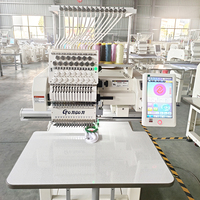 Nouvelle machine à broder informatisée à tête unique, 12/15 aiguilles, zone de travail 600x400mm, avec moteur, pour usage domestique et mode